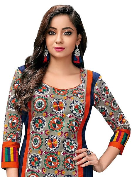 Women's Cotton Printed Straight Stitched Kurta | Jaipuri Kurtis for Women